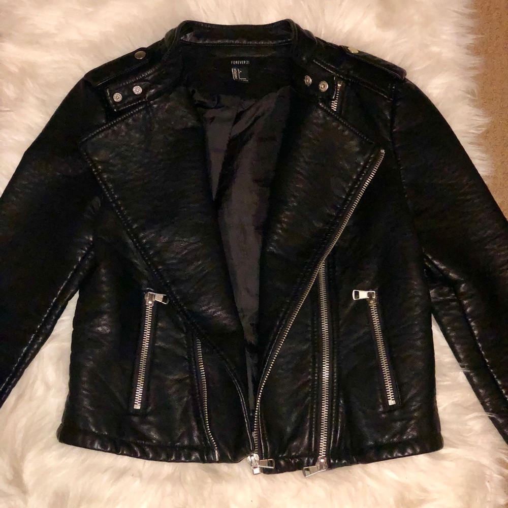 Forever 21 pleather jacket